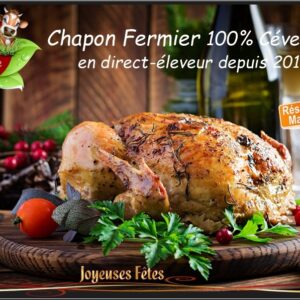 Véritable Chapon Fermier des Cévennes