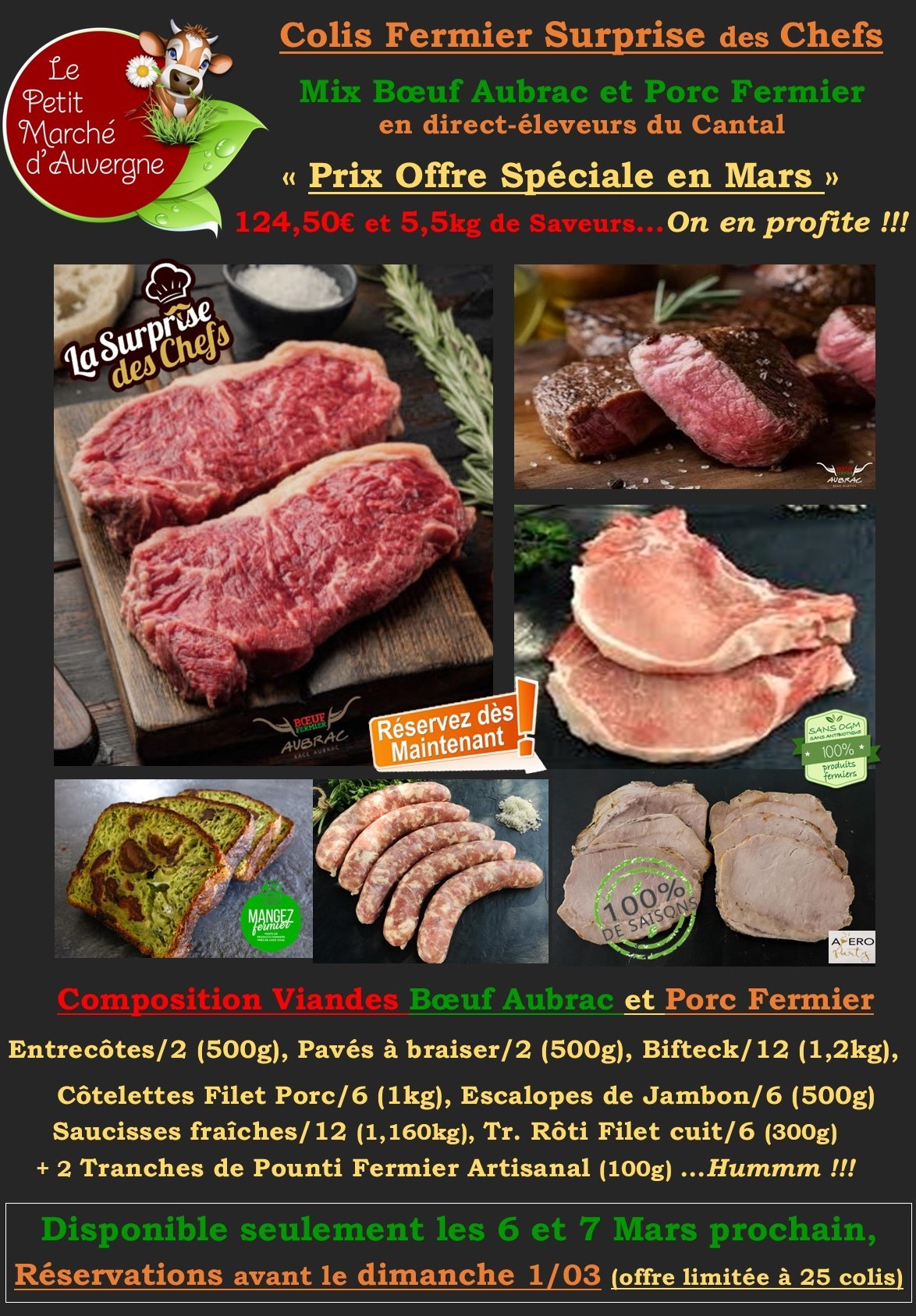 Colis Promo Surprise des Chefs en Mars