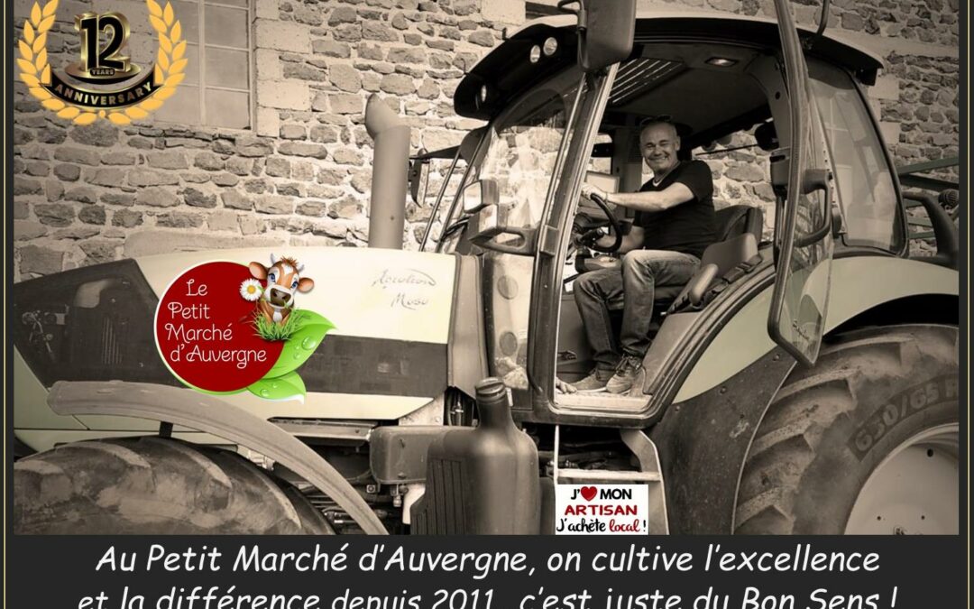 12 ans de Circuit-court avec vous, merci à tous les clients gourmands du Petit Marché d’Auvergne…