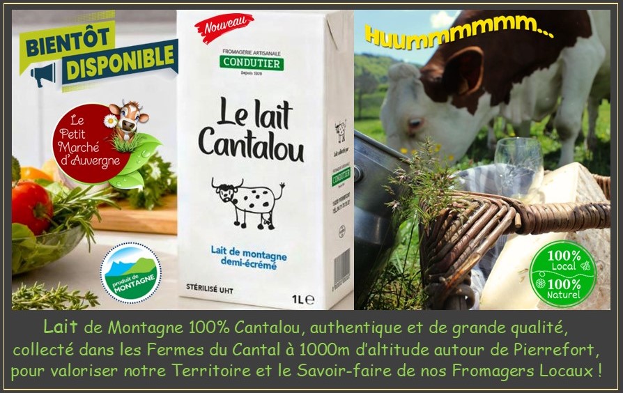 Lait Fermier de Montagne Cantalou