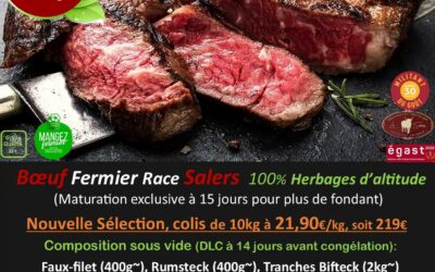 Du Bœuf Fermier Salers de Printemps dans vos Assiettes en Mai…Hummm!!!