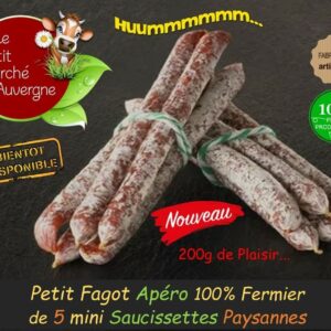 Fagot Apéro Saucissettes Paysannes (200g)