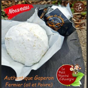Authentique Gaperon Fermier du Cantal